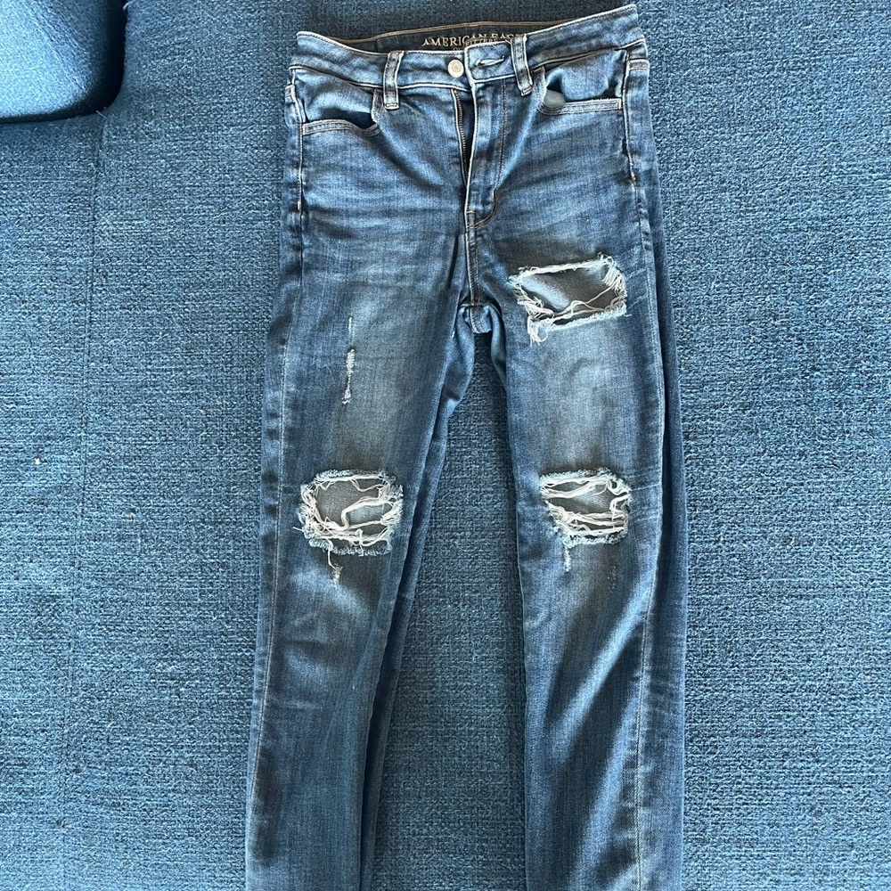 AE super hi-rise jeggings